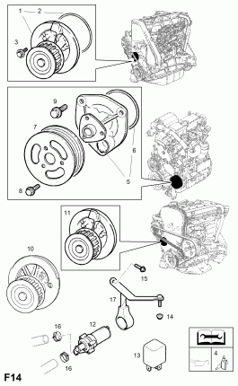 ВОДЯНОЙ НАСОС (ЗАМЕНА)