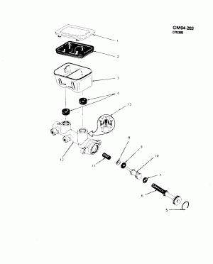 BRAKE MASTER CYLINDER DELCO