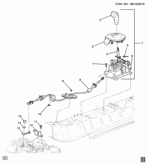 SHIFT CONTROL/AUTOMATIC TRANSMISSION (MR8)