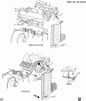 HOSES & PIPES/HEATER (LB4/4.3Z,LU2/4.3B,L35/4.3W, C42, EXC C36)