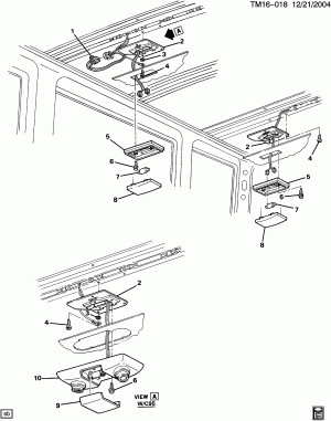 LAMP/DOME & AUXILIARY LIGHTING (TR9)