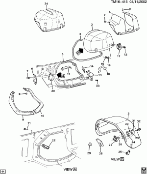 ENGINE COVER & RELATED PARTS