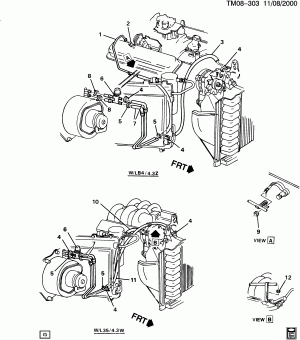 HOSES & PIPES/HEATER (LB4/4.3Z,L35/4.3W,  EXC C36,C42)