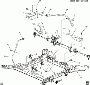 STEERING PUMP LINES (EXPORT)(RHD)