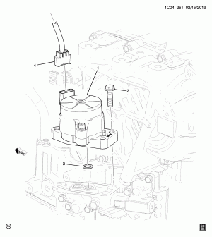 AUTOMATIC TRANSMISSION/AUXILLARY FLUID PUMP (MR8, ENGINE CONTROL KL9)