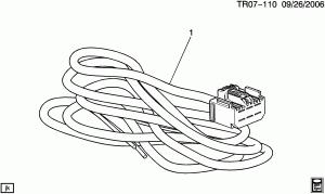 WIRING HARNESS/TRAILER EXTENSION(V92)