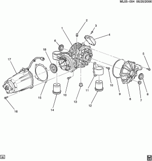 DIFFERENTIAL CARRIER/REAR (ALL-WHEEL DRIVE F46)