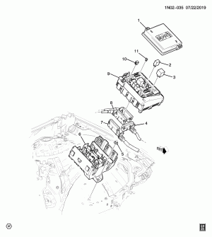 RELAYS/ENGINE COMPARTMENT