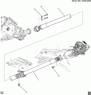 PROP SHAFT MOUNTING (ALL-WHEEL DRIVE F46)