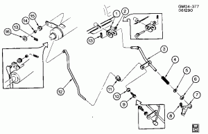 SHIFT CONTROL/AUTOMATIC TRANSMISSION SHIFT CONTROL/A.T. COLUMN