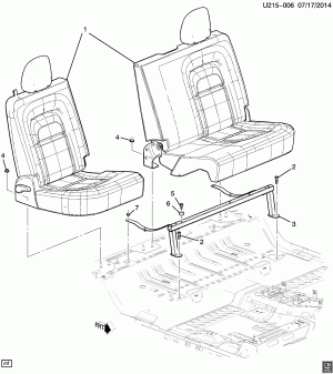 REAR SEAT MOUNTING (AM7)