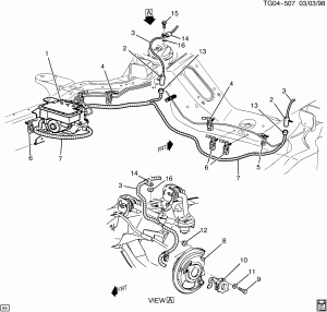 BRAKE SYSTEM MODULE & WIRING(C3F,C6P)