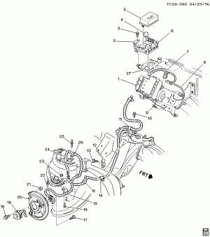 BRAKE ELECTRICAL SYSTEM/4 WHEEL ANTI-LOCK