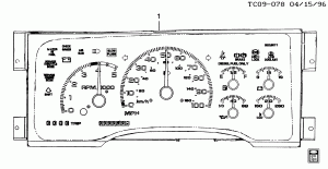 CLUSTER ASM/INSTRUMENT PANEL (DOMESTIC)