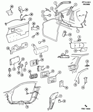 TRIM/FRONT DOOR & QUARTER