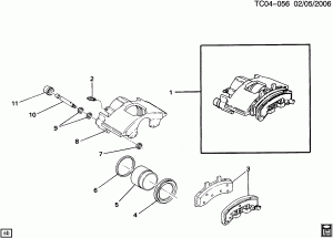 BRAKE CALIPER/FRONT (DELPHI)