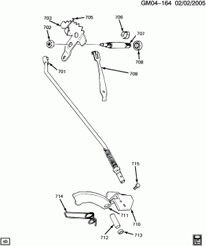 AUTOMATIC TRANSMISSION (MD8) THM700-R4 A.T. PARK LOCK