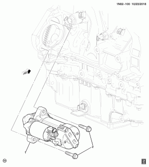 STARTER MOTOR MOUNTING (LCV/2.5A)