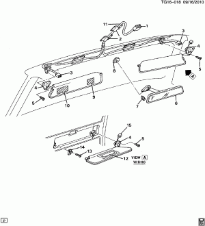 MIRROR/INSIDE REAR VIEW & SUNSHADES