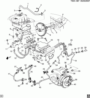 BRAKE LINES/FRONT (L43/2.2-5)