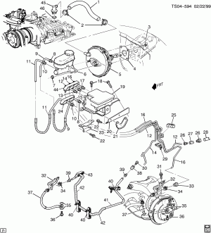 BRAKE LINES/FRONT (L35/4.3W)
