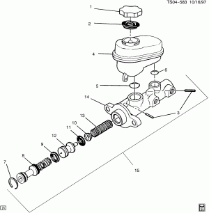 BRAKE MASTER CYLINDER (RHD)