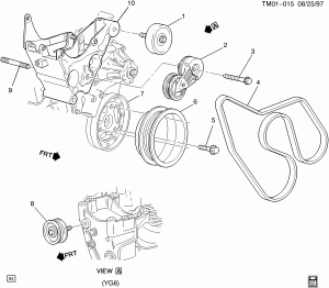 TENSIONER/DRIVE BELT (L35/4.3W)