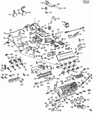 ENGINE ASM-6.2L V8 DIESEL PART 2 (LH6/6.2C,LL4/6.2J)