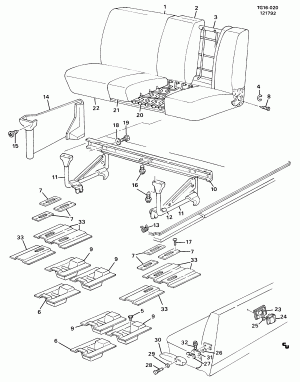 REAR SEAT/INTERMEDIATE BENCH (AQ3)