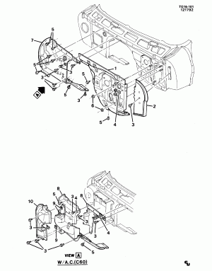 INSULATORS/DASH PANEL (L49/6.5P,L57/6.5Y)