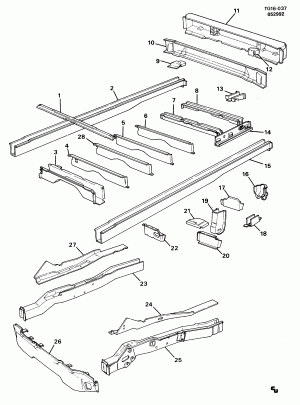 UNDERBODY FRAMING (110" WHEELBASE)