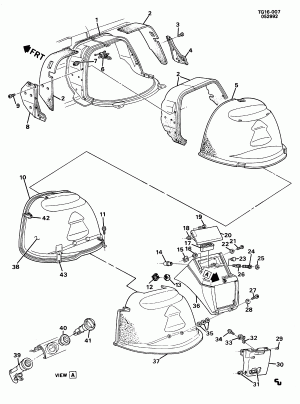 ENGINE COVER & RELATED PARTS