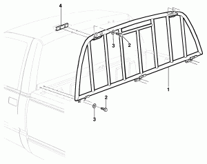 Cab protection grille