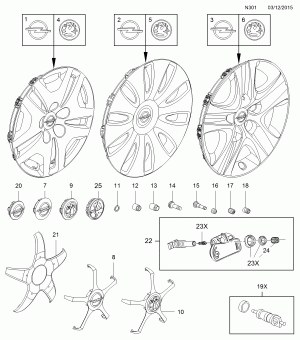 КОЛЕСНЫЕ КОЛПАКИ