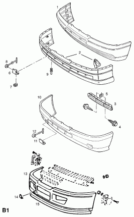 ПАНЕЛЬ ПЕРЕДНЕГО БАМПЕРА