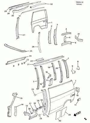 SHEET METAL/BODY SIDE (EXC WINDOWS)