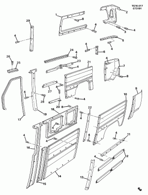 TRIM/INTERIOR-BODY SIDE