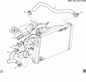 HOSES & PIPES/RADIATOR (L35/4.3W)