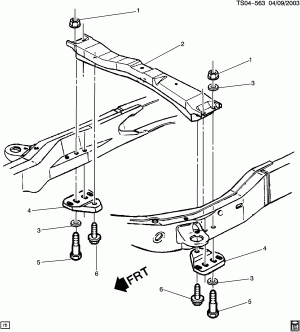 FRAME/TRANSMISSION SUPPORTS