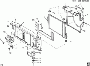 RADIATOR & RELATED PARTS (HEATER C42)