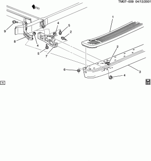 BUMPER/REAR (EXC TL1,VT3)