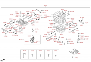 Клапанный блок коробки передач