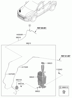 Стеклоомыватель ветрового стекла