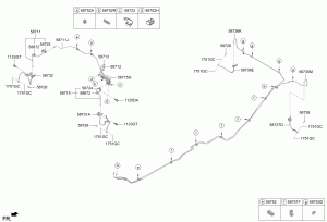 Трубопровод гидропривода тормозов