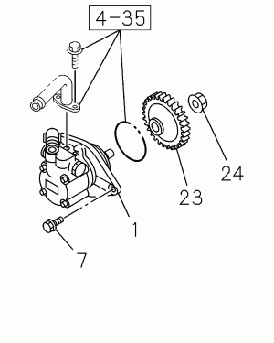 4-36 - POWER STEERING CONTROL; ENGINE SIDE