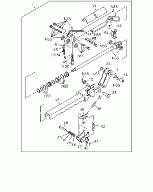 5-17 - CYLINDER; CAB TILT