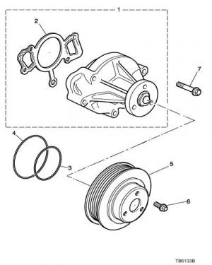 ВОДЯНОЙ НАСОС-4.0 LITRE-V8