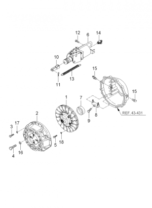 Вилка выключения сцепления