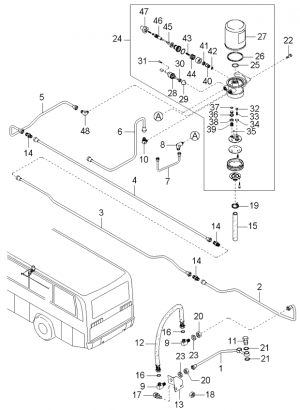 Клапан управления - тормоз
