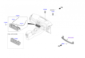 Климатическая установка  - управление отопителем